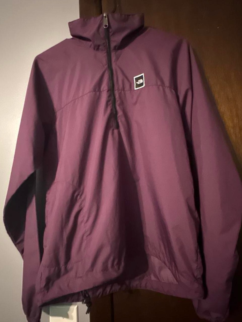 The North Face Plum Half-Zip Windbreaker
